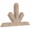 Ekena Millwork Saratoga Smooth Timber Gable Bracket, Douglas Fir, 60"W x 35"H x 5 1/2"D x 5 1/2"F, 14/12 Pitch GBW060X35X0606SAR00SDF - alternate 3